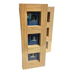 Madison's Wooden Frame set of 3 each holds 3 photos